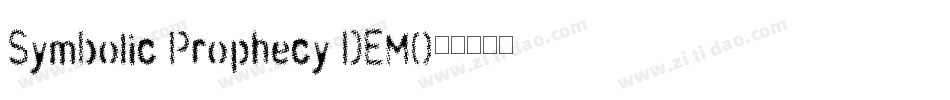 Symbolic Prophecy DEMO字体转换